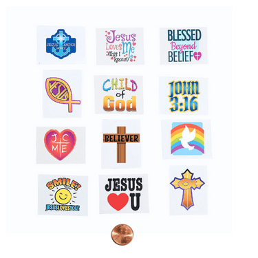 christian religious kiddie tattoos